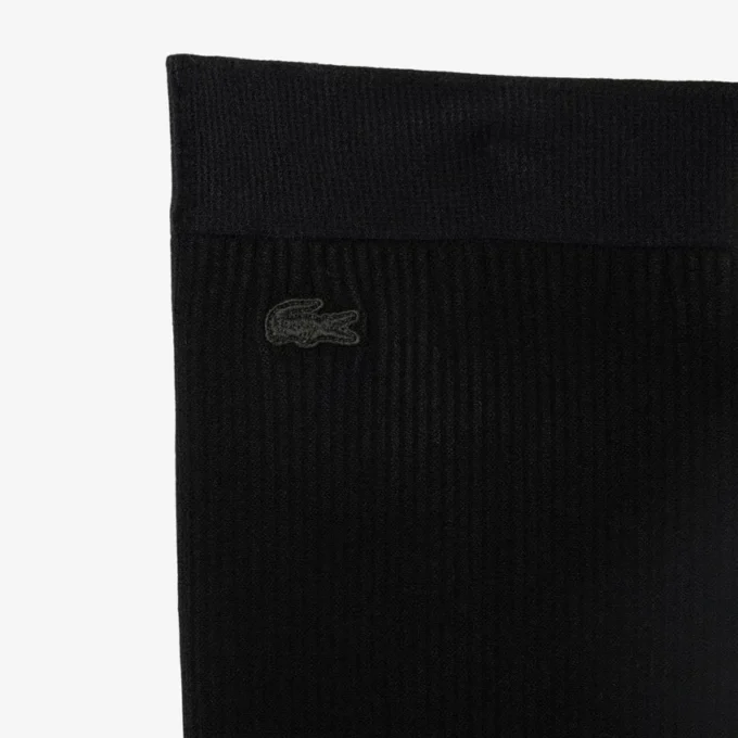 3D-gerippter Midirock für Damen