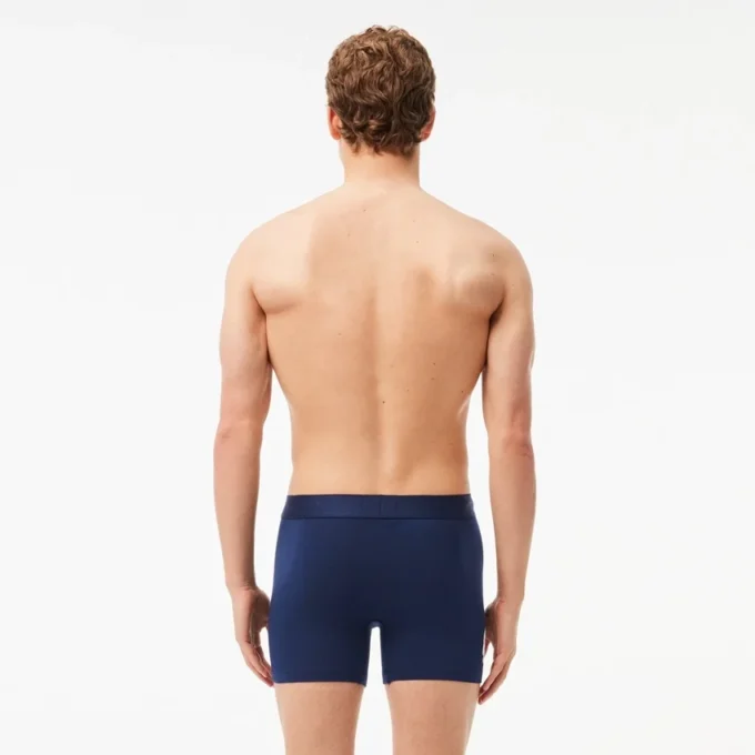 3er-Pack Boxershorts für Herren mit Krokodil-Taillenband