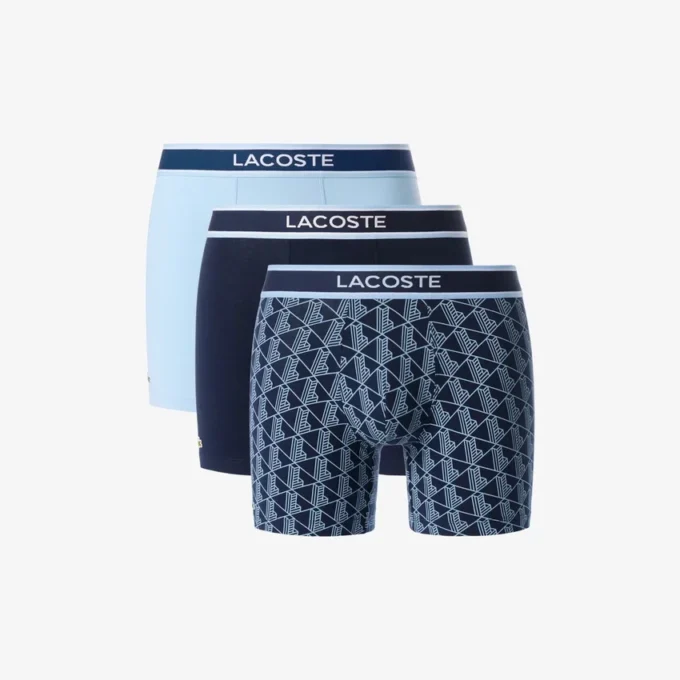 3er-Pack Boxershorts für Herren mit Monogramm-Print