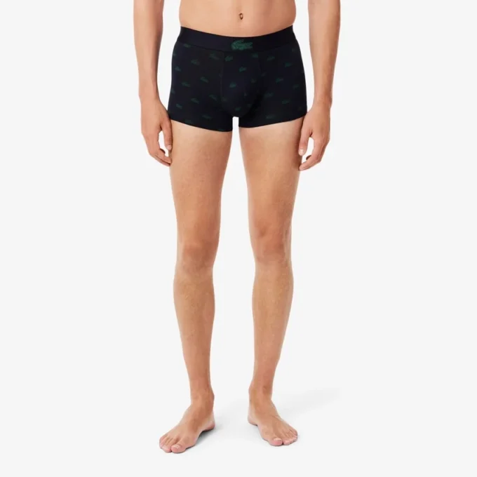 3er-Pack Herren-Retroshorts mit Krokodil-Print