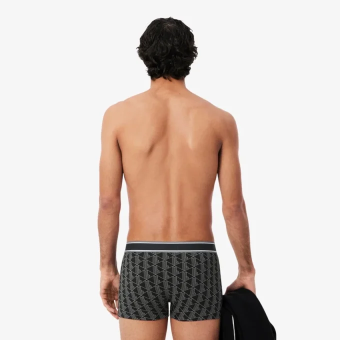 3er-Pack Monogram-Retroshorts für Herren