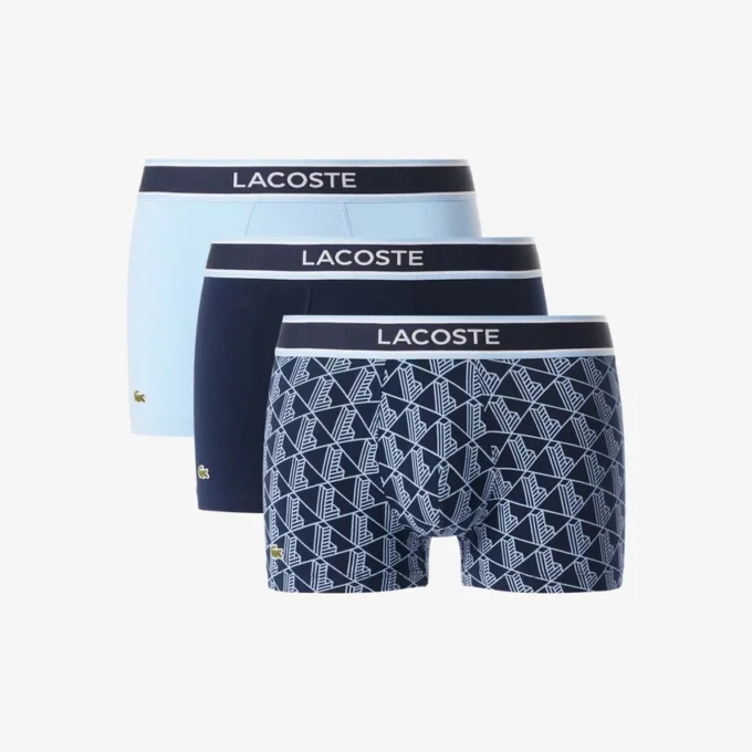 3er-Pack Monogram-Retroshorts für Herren