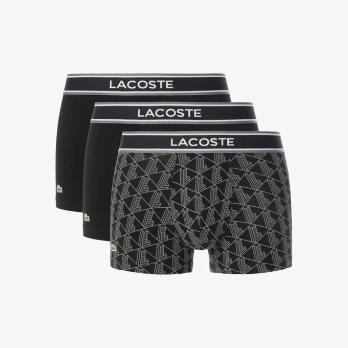 3er-Pack Monogram-Retroshorts für Herren