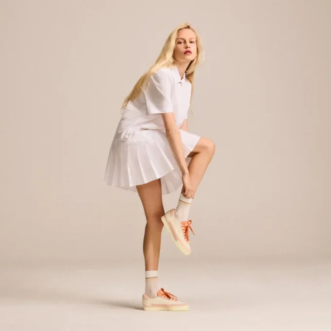 Aura-Ledersneaker für Damen