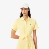 Ausgestelltes Mini-Poloshirt-Kleid für Damen