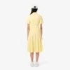 Ausgestelltes Mini-Poloshirt-Kleid für Damen