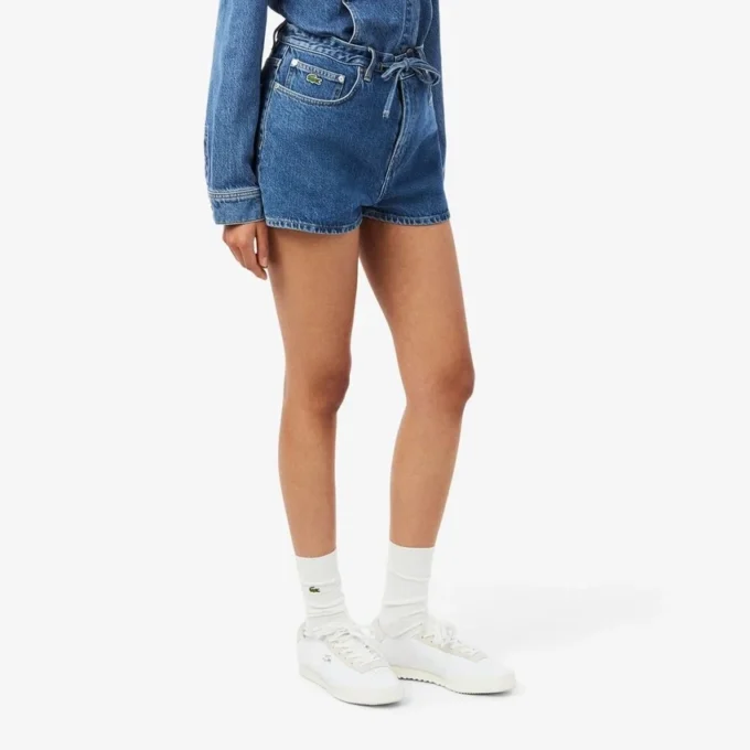 Baumwoll-Jeansshorts