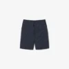 Baumwoll-Seersucker-Shorts