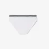 Baumwoll-Slip mit Streifen an der Taille Baumwoll-Slip mit Streifen an der Taille