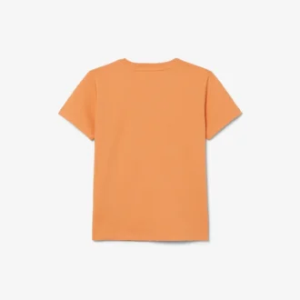 Baumwoll-T-Shirt mit Emblem