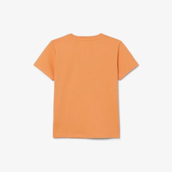 Baumwoll-T-Shirt mit Emblem