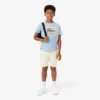 Baumwoll-T-Shirt mit Emblem
