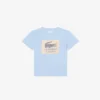 Baumwoll-T-Shirt mit Emblem