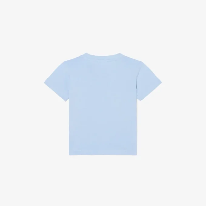 Baumwoll-T-Shirt mit Emblem