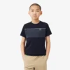 Baumwoll-T-Shirt mit Farbblock