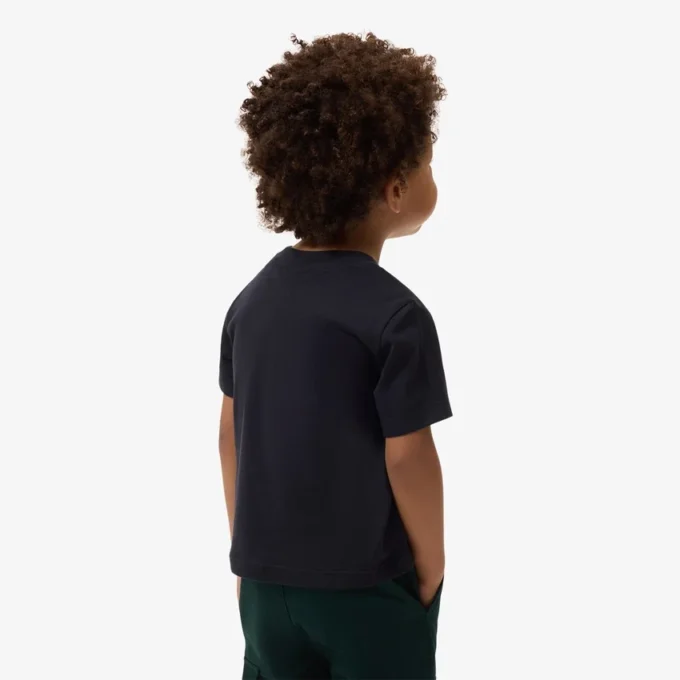 Baumwoll-T-Shirt mit Farbblock