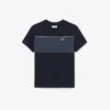 Baumwoll-T-Shirt mit Farbblock