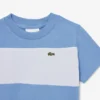 Baumwoll-T-Shirt mit Farbblock