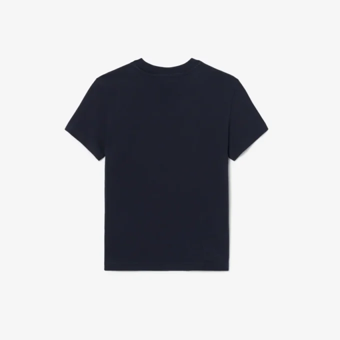 Baumwoll-T-Shirt mit Farbblock