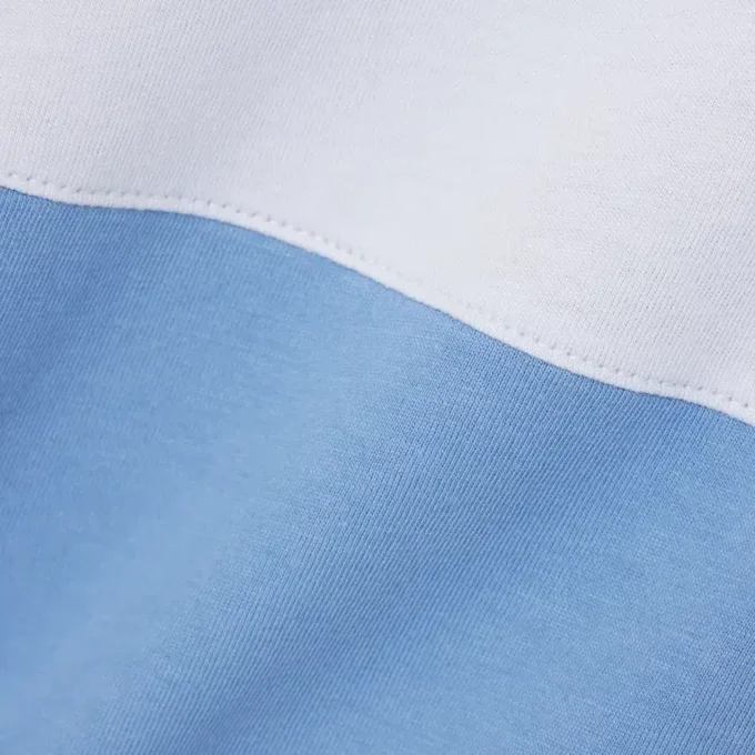 Baumwoll-T-Shirt mit Farbblock