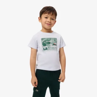 Baumwoll-T-Shirt mit Grafikprint