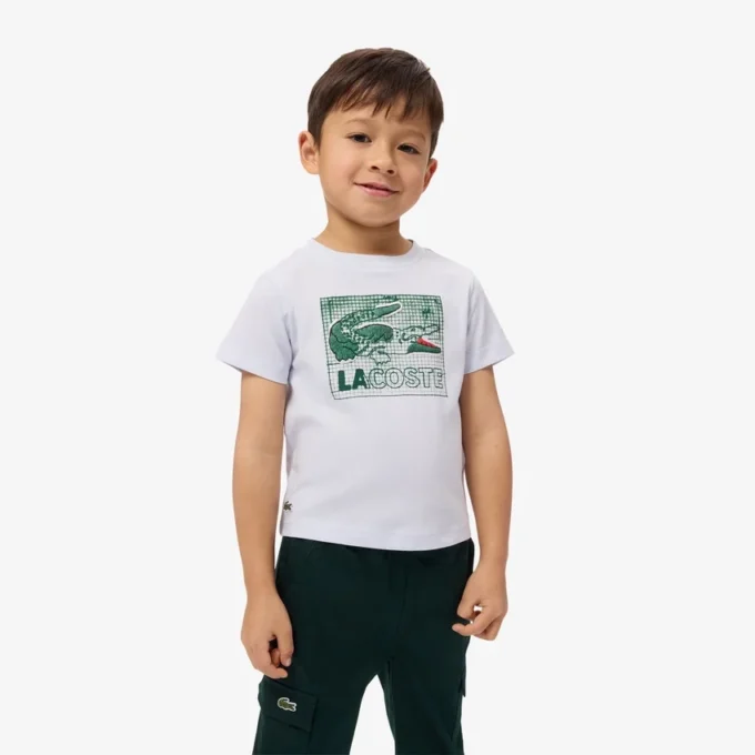 Baumwoll-T-Shirt mit Grafikprint