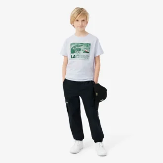 Baumwoll-T-Shirt mit Grafikprint