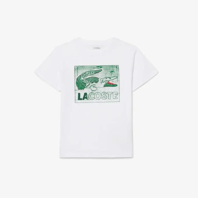 Baumwoll-T-Shirt mit Grafikprint