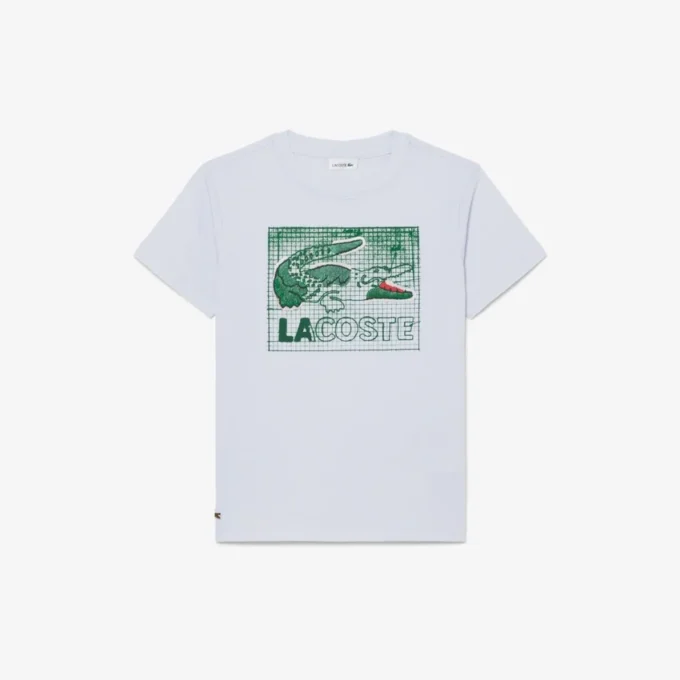 Baumwoll-T-Shirt mit Grafikprint