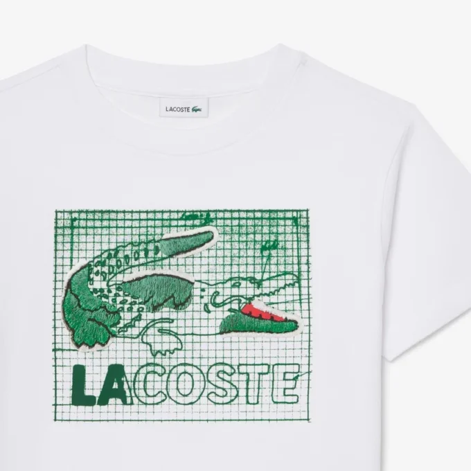 Baumwoll-T-Shirt mit Grafikprint