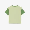 Baumwoll-T-Shirt mit Kontrastbesatz