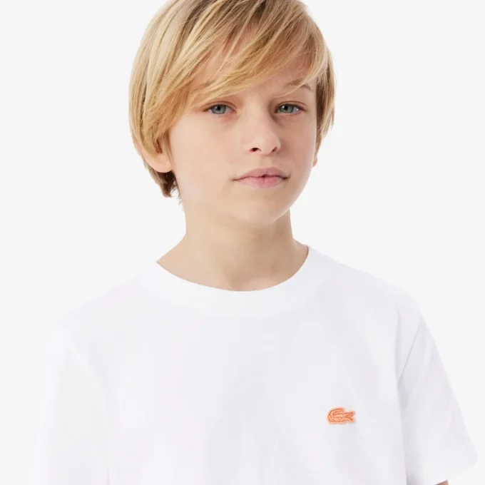 Baumwoll-T-Shirt mit Krokodil-Print