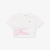 Baumwoll-T-Shirt mit Krokodil-Print