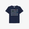 Baumwoll-T-Shirt mit Krokodil-Print