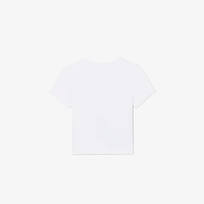 Baumwoll-T-Shirt mit Krokodil-Print