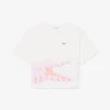 Baumwoll-T-Shirt mit Krokodil-Print