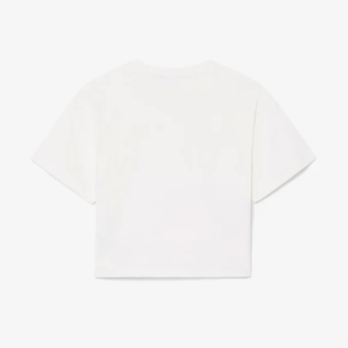 Baumwoll-T-Shirt mit Krokodil-Print