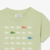 Baumwoll-T-Shirt mit Krokodil-Print