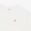 Baumwoll-T-Shirt mit Krokodil-Print