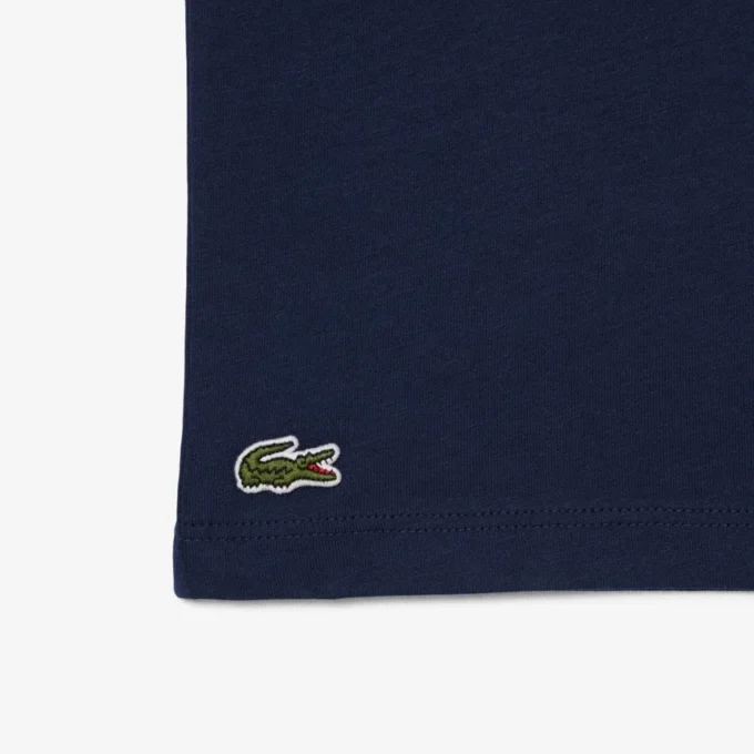 Baumwoll-T-Shirt mit Krokodil-Print