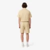 Baumwollshorts mit Krokodil-Print und Streifen