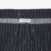 Baumwollshorts mit Krokodil-Print und Streifen