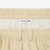 Baumwollshorts mit Krokodil-Print und Streifen