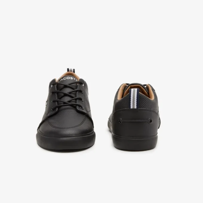 Bayliss Herren-Sneaker aus Leder mit perforiertem Kragen