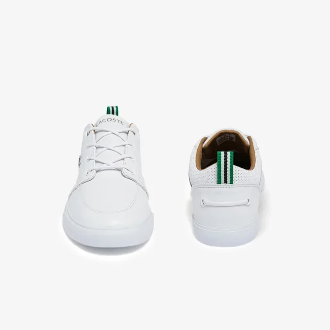 Bayliss Herren-Sneaker aus Leder mit perforiertem Kragen