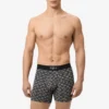Bedruckte Boxershorts aus Stretch-Baumwolle für Herren