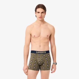 Bedruckte Boxershorts aus Stretch-Baumwolle für Herren
