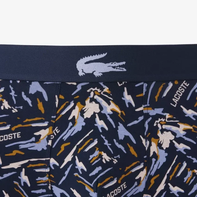 Bedruckte Boxershorts aus Stretch-Baumwolle für Herren