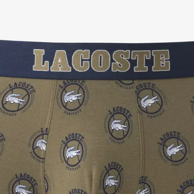 Bedruckte Boxershorts aus Stretch-Baumwolle für Herren