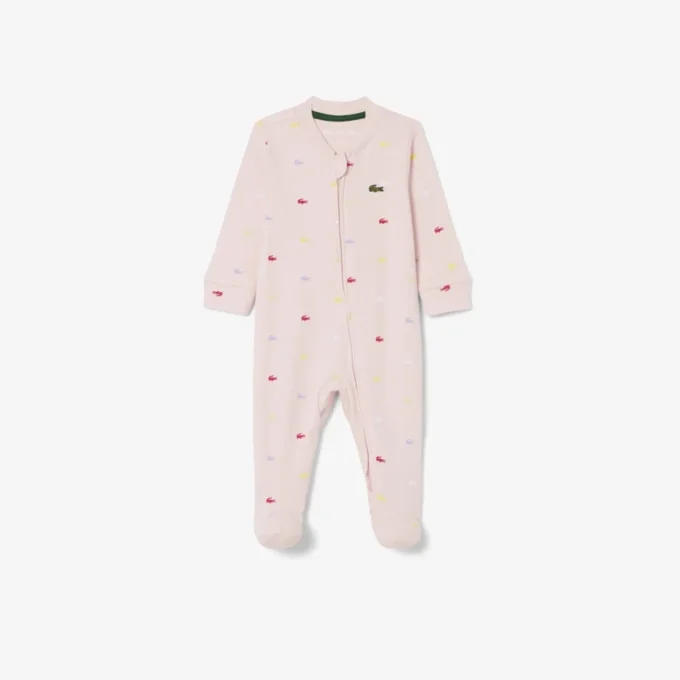 Bedruckter Petit-Piqué-Strampler für Babys